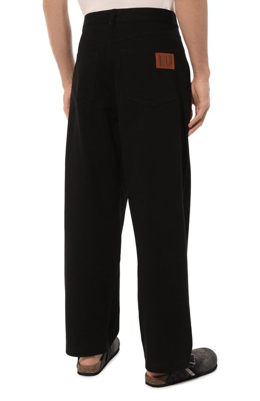 Хлопковые брюки Moschino 4