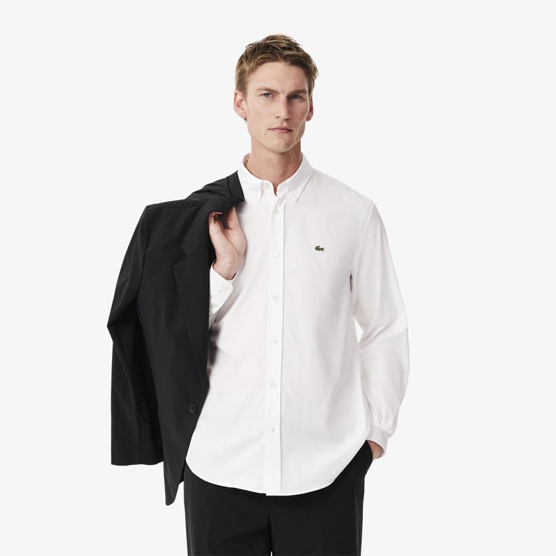 Мужская хлопковая рубашка Lacoste