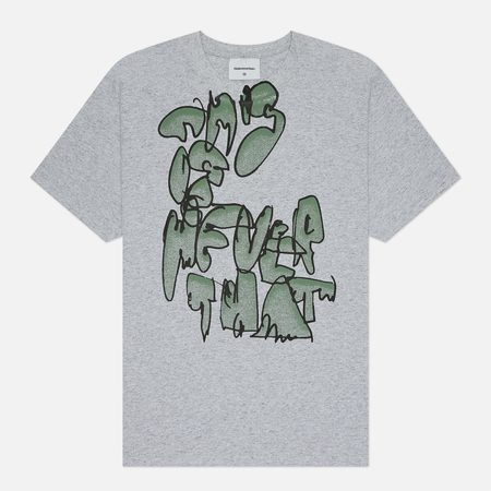 Мужская футболка thisisneverthat Graffiti, цвет серый