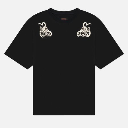 Мужская футболка Evisu Heritage Scorpio, цвет чёрный