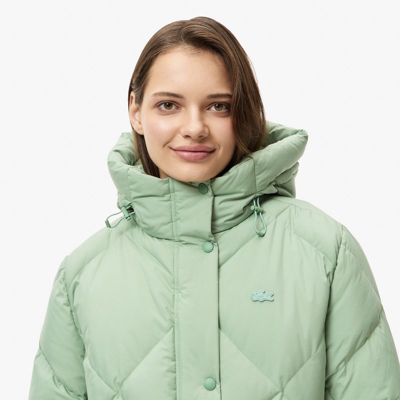 Женская парка Lacoste с капюшоном 3