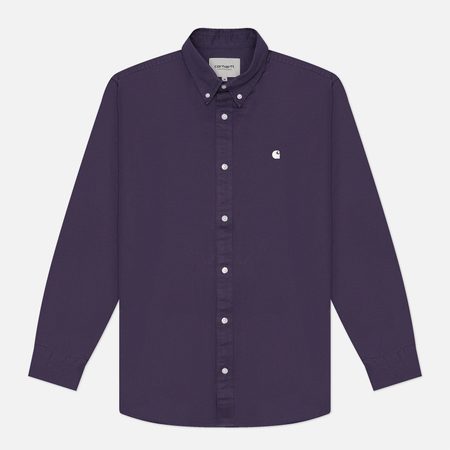 Мужская рубашка Carhartt WIP Madison, цвет фиолетовый