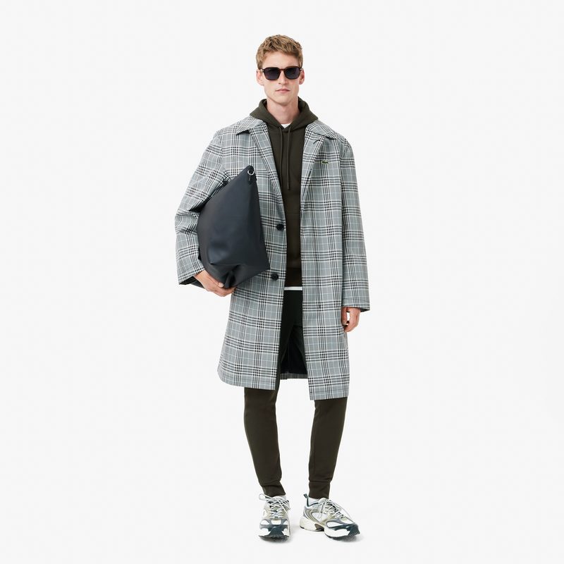 Мужское худи Lacoste классического кроя с флисом 4
