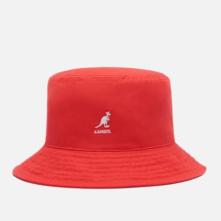Панама Kangol Washed, цвет красный