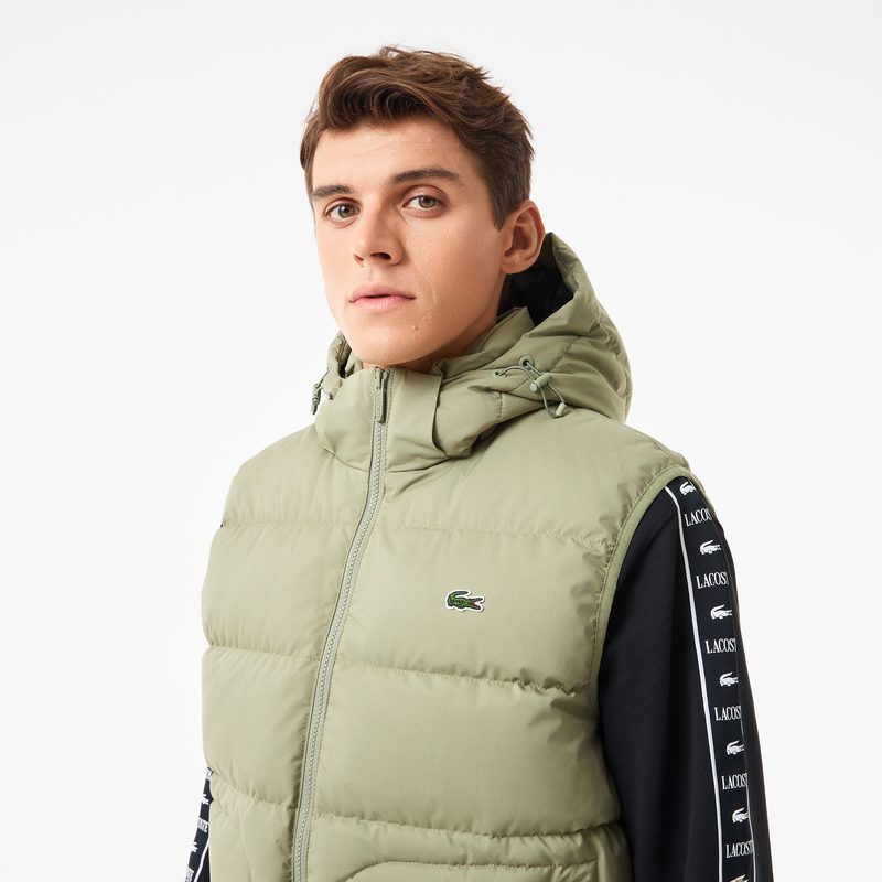 Мужской утеплённый жилет Lacoste с капюшоном 3