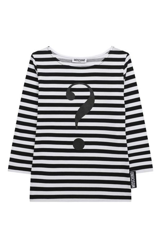 Хлопковый лонгслив Moschino