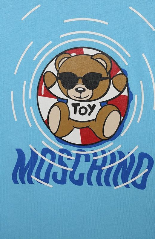 Хлопковая футболка Moschino 3