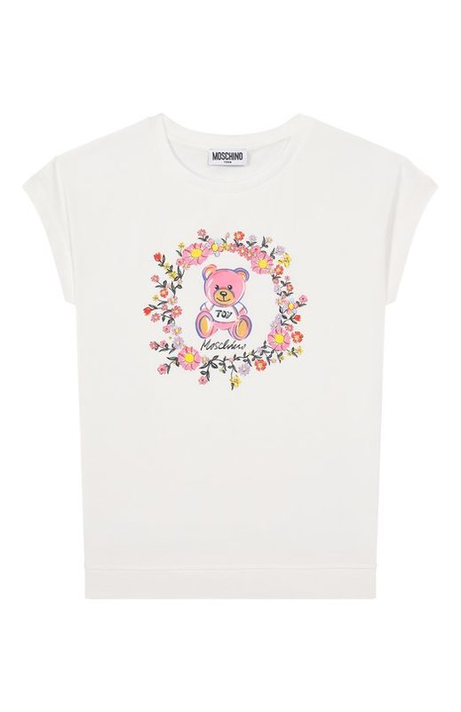 Хлопковая футболка Moschino