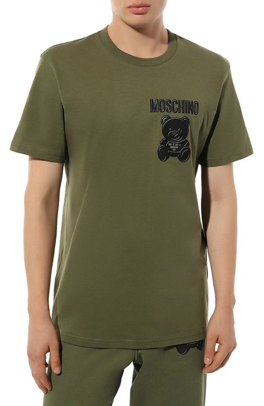 Хлопковая футболка Moschino 3