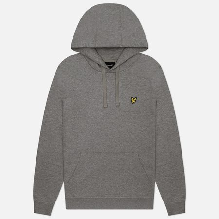 Мужская толстовка Lyle & Scott Hoodie Regular Fit, цвет серый