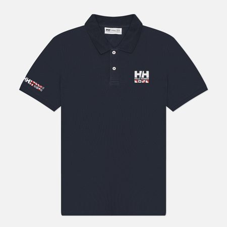 Мужское поло Helly Hansen Toulon Graphic, цвет синий