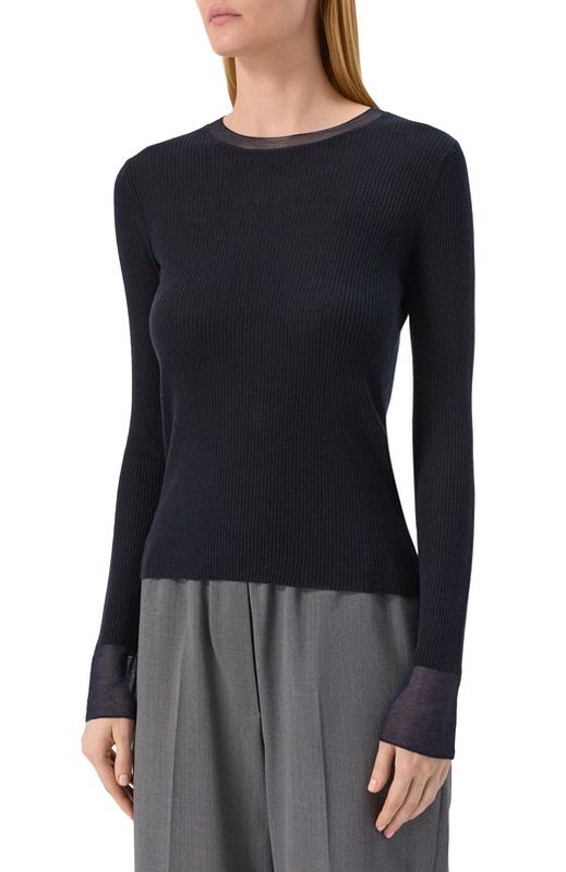 Пуловер из шелка и шерсти Max Mara Studio 3