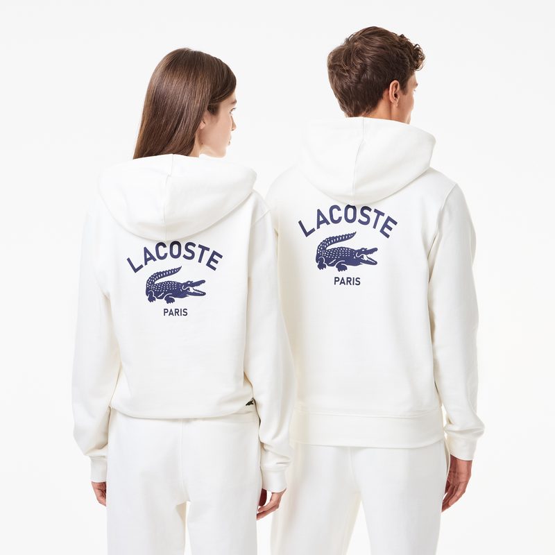 Хлопковая толстовка - худи Lacoste унисекс с капюшоном 2