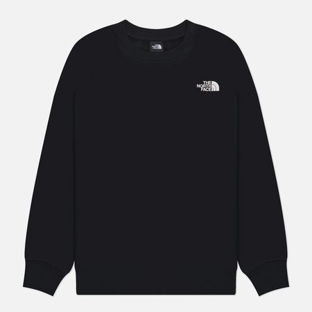 Мужская толстовка The North Face Raglan Redbox NSE Crew, цвет чёрный