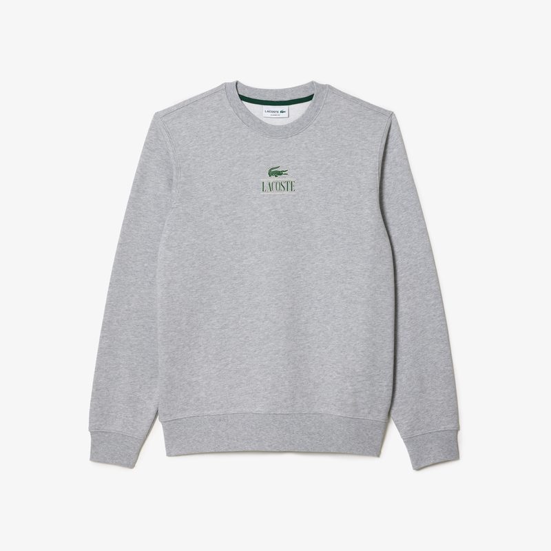 Хлопковый свитшот Lacoste унисекс 5