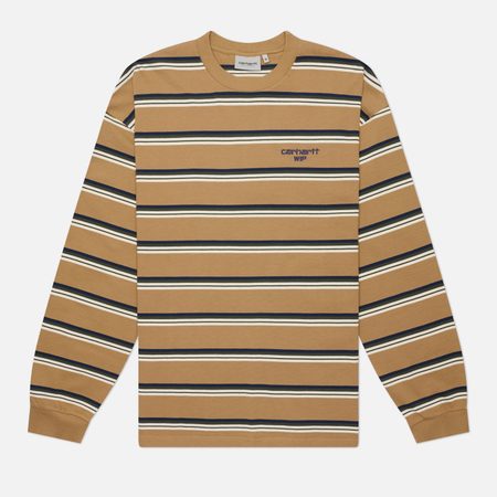 Мужской лонгслив Carhartt WIP Holm, цвет коричневый