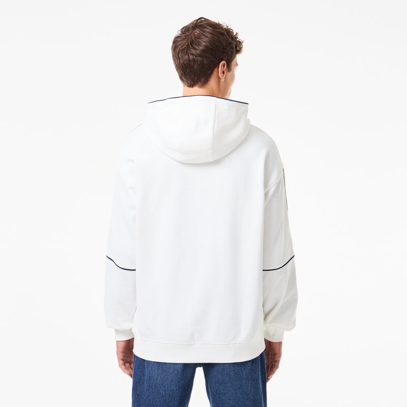 Мужская хлопковая толстовка Lacoste с капюшоном 2