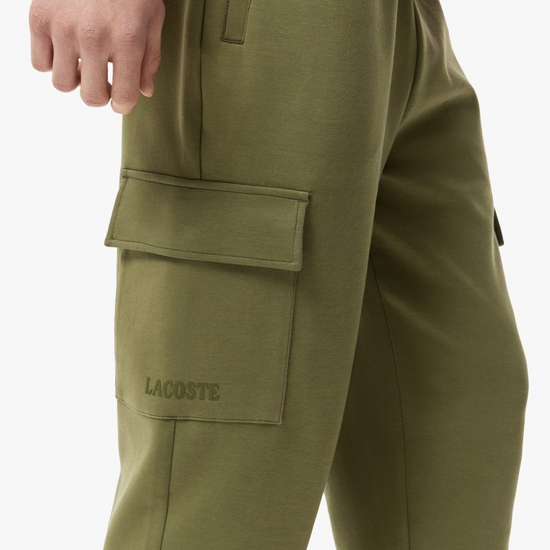Мужские хлопковые спортивные брюки Lacoste стандартного кроя 5