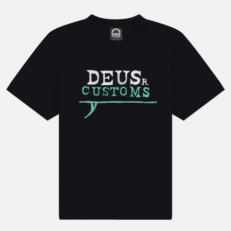 Мужская футболка Deus Ex Machina Big Wave Tee, цвет чёрный