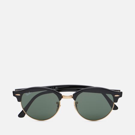 Солнцезащитные очки Ray-Ban Clubround Classic Polarized, цвет чёрный