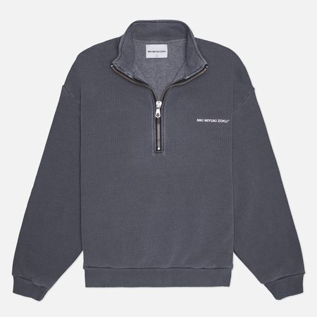 Мужская толстовка MKI MIYUKI ZOKU Uniform Quarter Zip, цвет чёрный