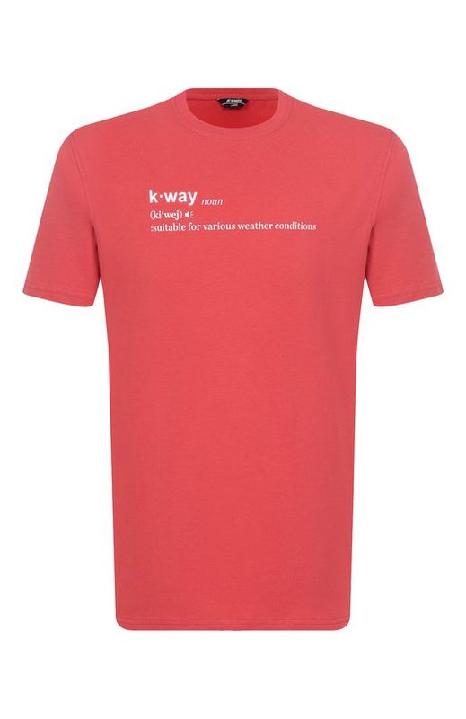 Хлопковая футболка K-Way