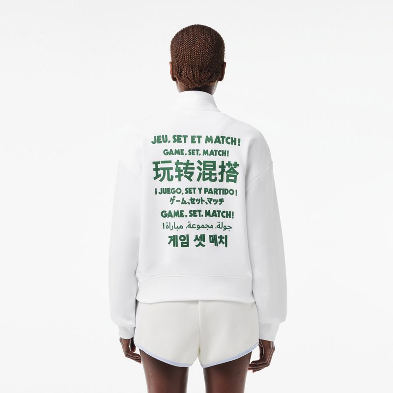 Женская толстовка Lacoste свободного кроя на молнии 2
