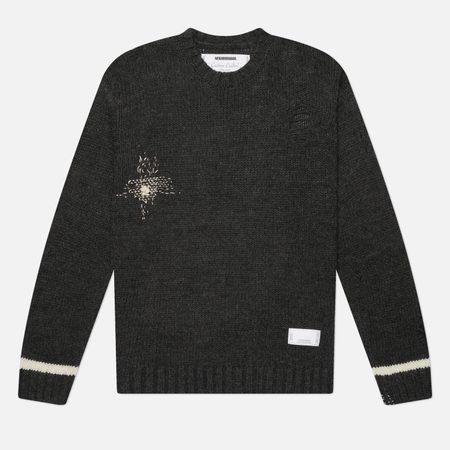 Мужской свитер Neighborhood Savage Crewneck, цвет серый
