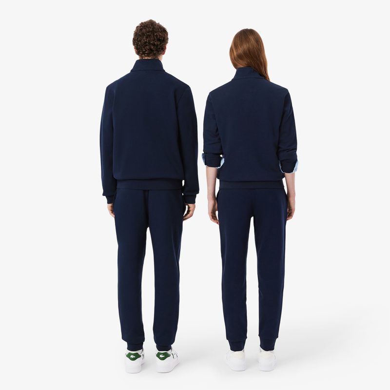 Хлопковые спортивные брюки Lacoste унисекс 3