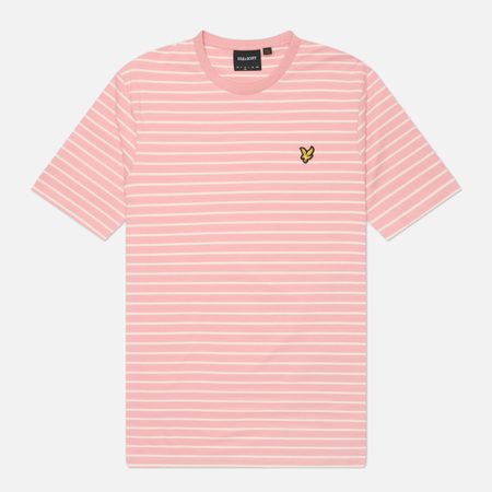 Мужская футболка Lyle & Scott Breton, цвет розовый