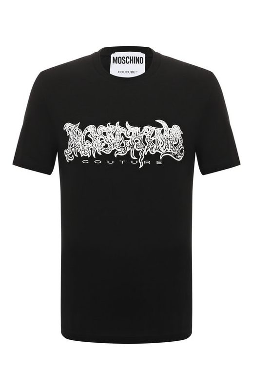 Хлопковая футболка Moschino