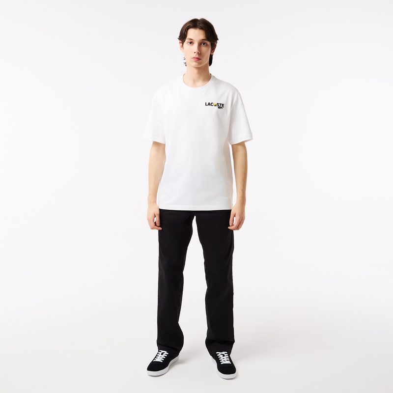 Мужские брюки Lacoste классического приталенного кроя