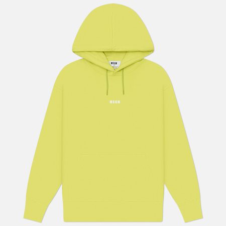 Мужская толстовка MSGM MSGM Micrologo Cotton, цвет зелёный