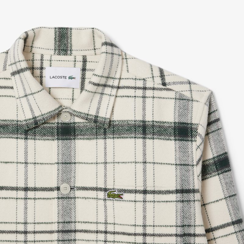 Мужская фланелевая рубашка-куртка Lacoste 5