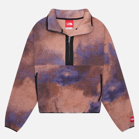 Мужская толстовка The North Face Red Box Printed 1/2 Zip Fleece, цвет фиолетовый