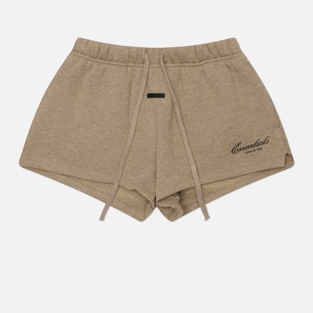 Женские шорты Fear of God ESSENTIALS Running, цвет бежевый
