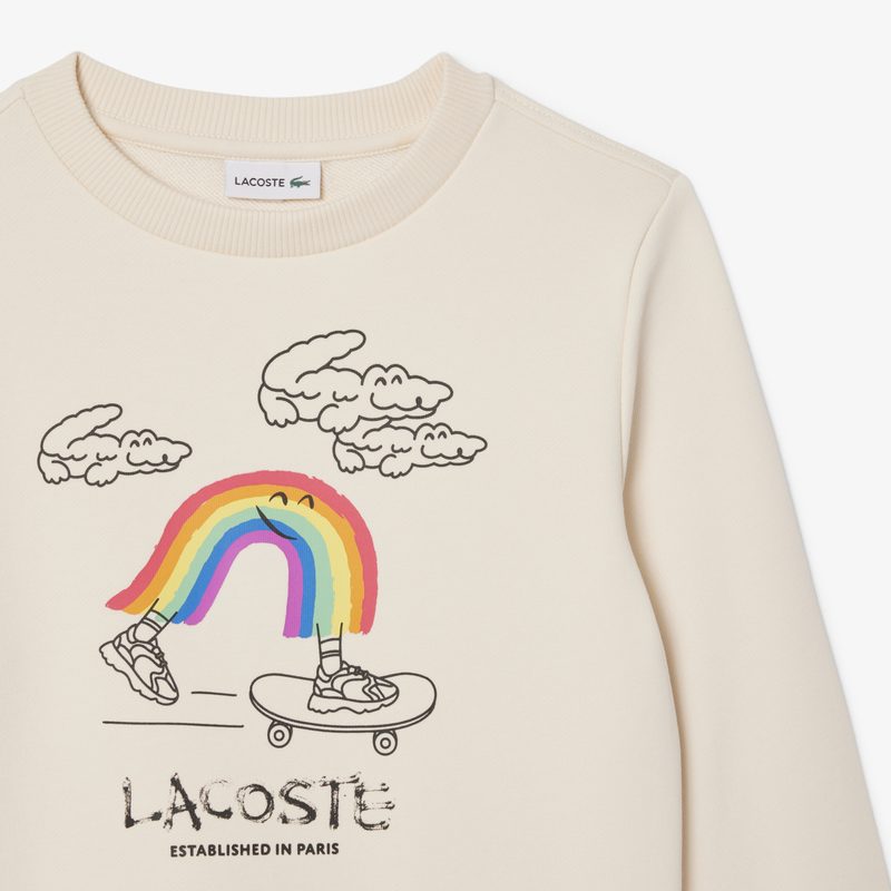 Детский флисовый свитшот Lacoste 2