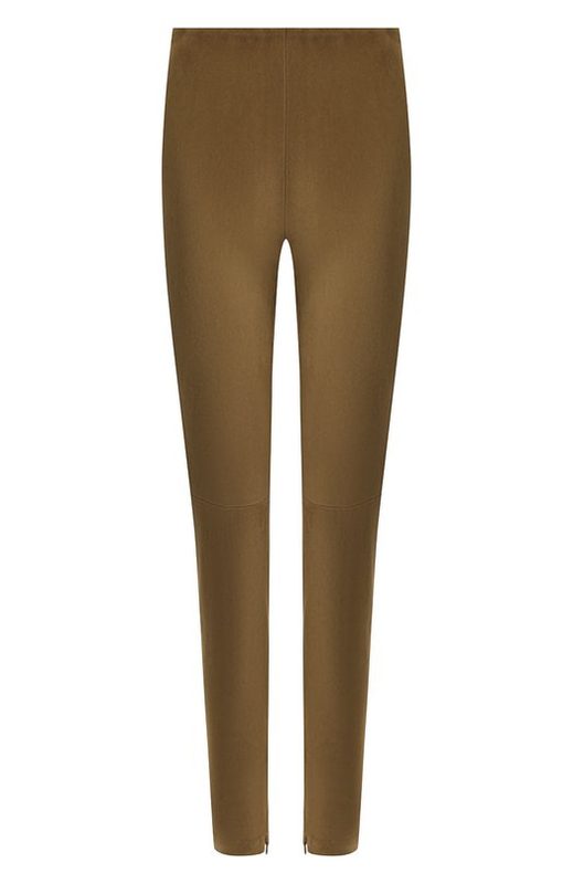 Замшевые брюки-скинни Ralph Lauren