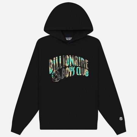 Мужская толстовка Billionaire Boys Club Leopard Camo Arch Logo Hoodie, цвет чёрный