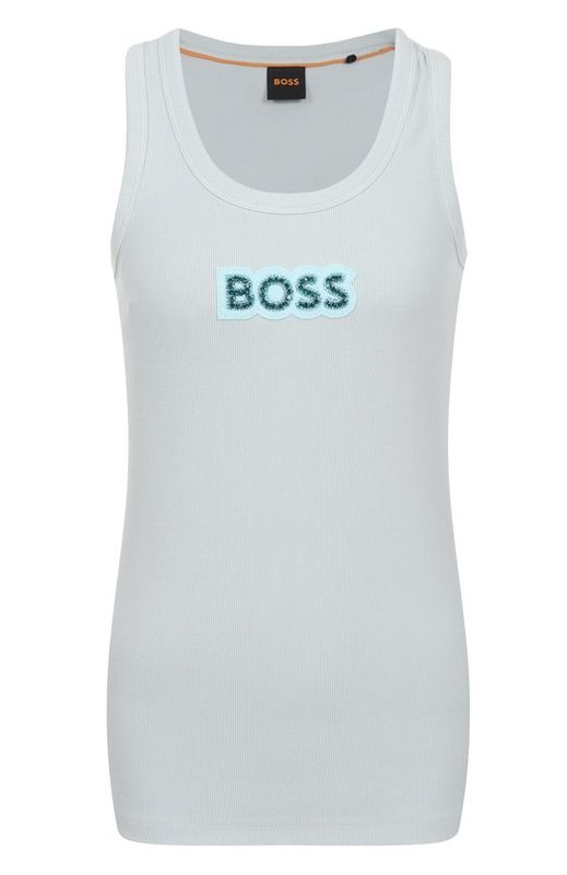 Хлопковая майка BOSS Orange