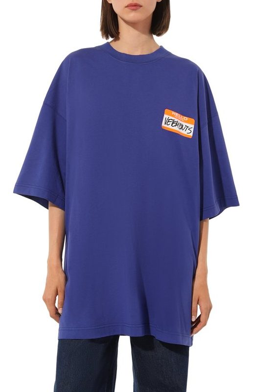 Хлопковая футболка VETEMENTS 3