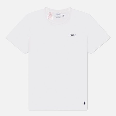 Мужская футболка Polo Ralph Lauren Cotton Jersey Sleep, цвет белый