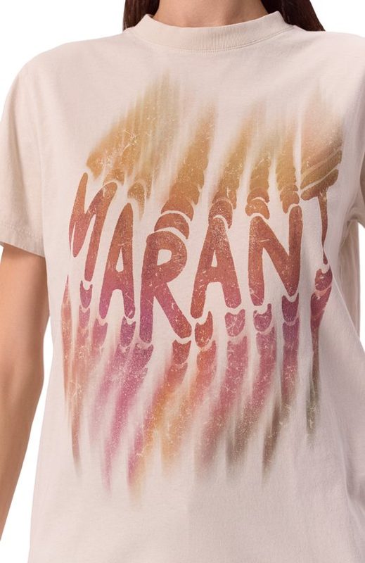 Хлопковая футболка Isabel Marant Etoile 5