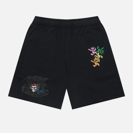 Мужские шорты thisisneverthat Grateful Dead Ol'Dancing Bears Washed Sweat, цвет чёрный