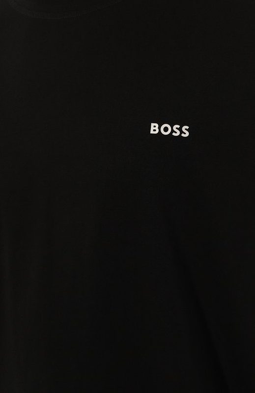 Хлопковая футболка BOSS Orange 5