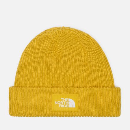 Шапка The North Face Salty Lined, цвет жёлтый