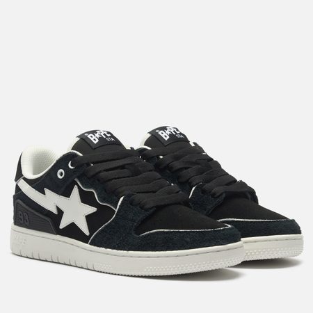 Мужские кроссовки A Bathing Ape SK8 STA #2, цвет чёрный