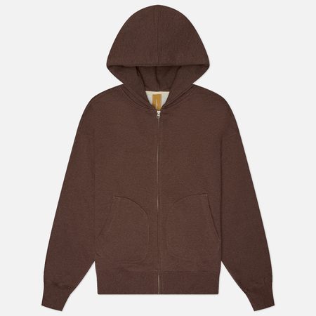 Мужская толстовка FrizmWORKS OG Bocaci Heavyweight Hoodie Zip Up Parka, цвет коричневый