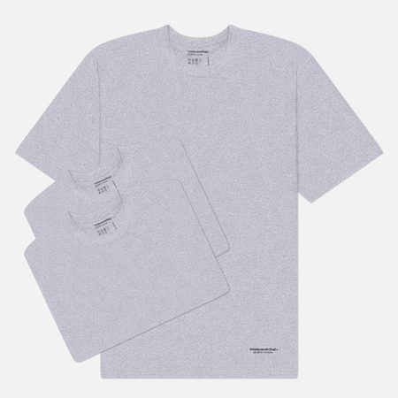 Комплект мужских футболок thisisneverthat 3-Pack Tagless, цвет серый