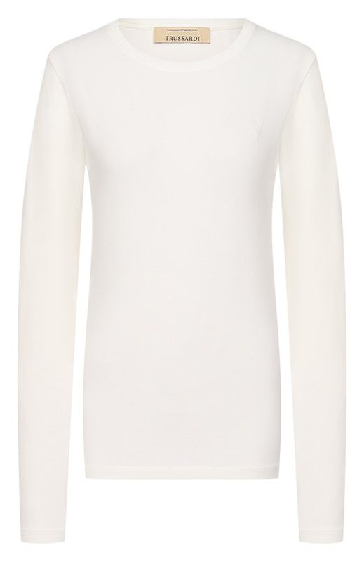 Хлопковый лонгслив Trussardi